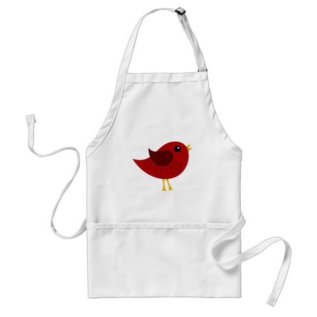 Tablier Janvier Birthstone Bird (Devant)