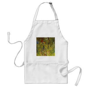 Tablier Jardin agricole avec Crucifix par Gustav Klimt