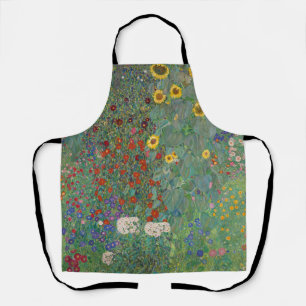 Tablier Jardin agricole avec tournesol par Gustav Klimt