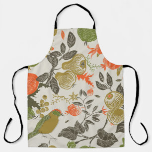 Tablier Jardin aux fruits d'oiseaux : sans couture