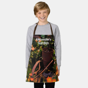 Tablier Jardin de fleurs botanique floral Enfants Enfant