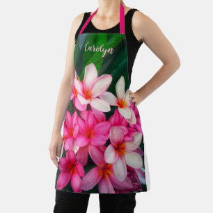 Tablier Jardin de fleurs de Plumeria frangipane hawaïen
