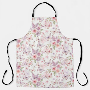 Tablier Jardin de papillons Floral