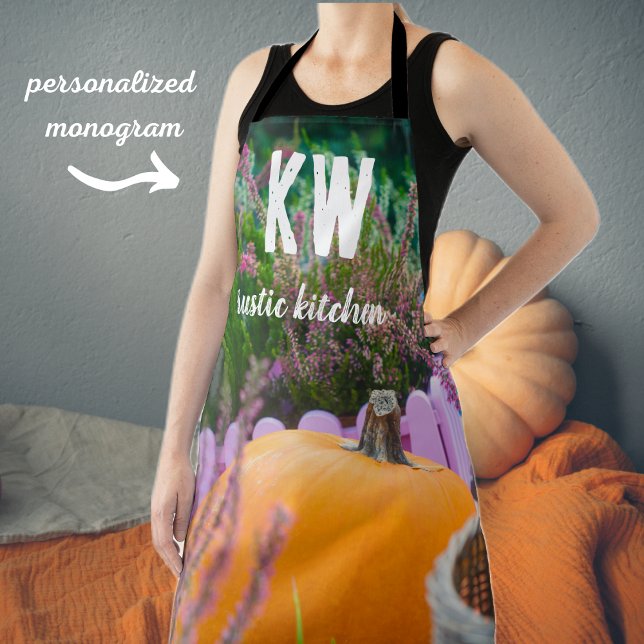 Tablier Jardin encore vie avec citrouille orange (Créateur téléchargé)