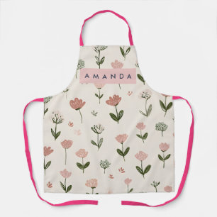 Tablier Jardin Personnalisé de Style Fantaisiste aux Joues