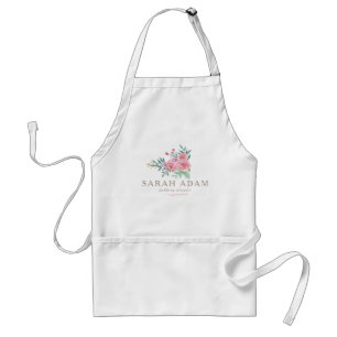 Tablier Jardin Rose Floral pour les affaires et le travail