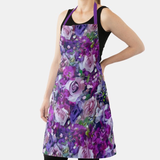 Tablier Jardin Rose violet (Insitu)