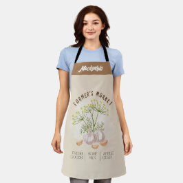Tablier Jardinage du marché agricole personnalisé