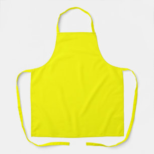 Tablier Jaune fou (Jaune le plus jaune) PERSONNALISÉ
