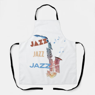 Tablier Jazz Saxophone Art moderne