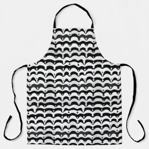Tablier Jazzy Black & White Meling Zebra Stripes