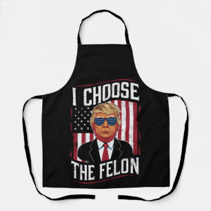 Tablier Je Choisis Le Felon Drôle Trump Élection Américain