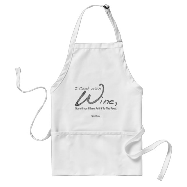 Tablier "Je Cuis Avec Du Vin" Apron Standard (Devant)