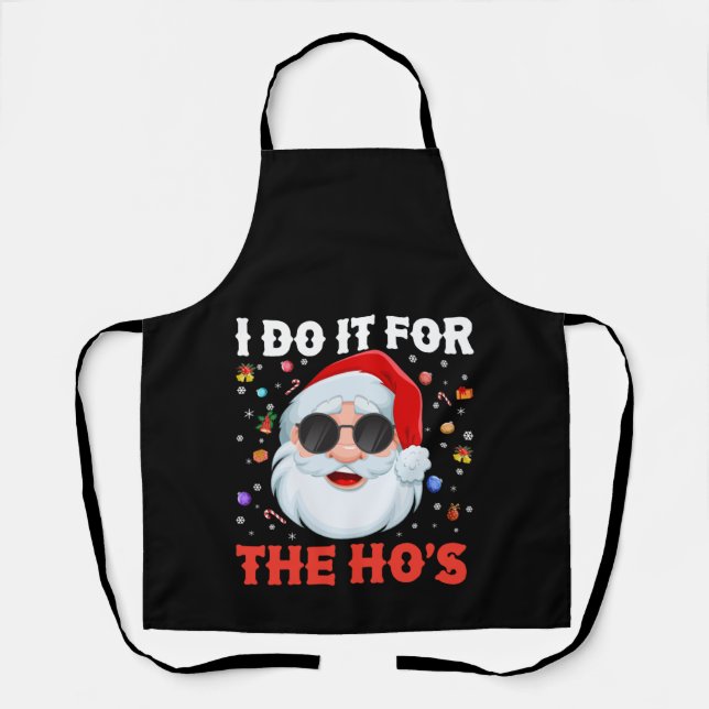Tablier Je le fais pour le Noël Drôle de Ho's (Recto)