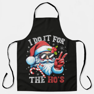 Tablier Je le fais pour les Ho's Funny Christmas Santa