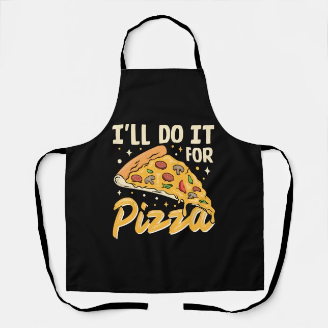 Tablier Je le ferai pour pizza (Recto)