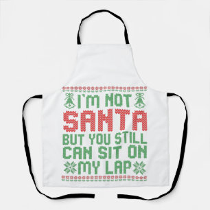 Tablier Je ne suis pas Père Noël, mais vous pouvez toujour