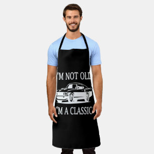 Tablier Je ne suis pas vieux, je suis une voiture classiqu