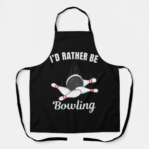 Tablier Je préférerais faire du bowling