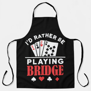 Tablier Je préférerais jouer au pont