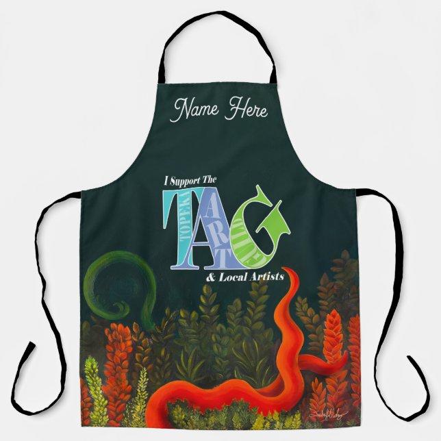 Tablier Je soutiens le Topeka Art Guild Design (Recto)