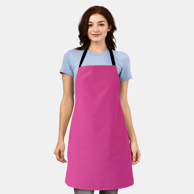 Tablier "Je suis beau rose" PERSONNALISABLE (Porté)