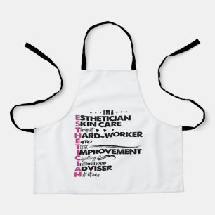 Tablier Je suis Esthetician Graduation Salon Estheti