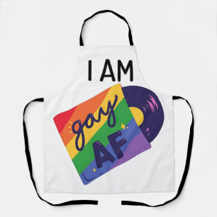 Tablier Je Suis Gay AF Drôle mois LGBT Pride