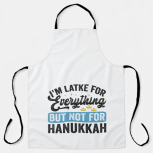 Tablier Je suis Latke pour tout mais pas pour Hanoukka