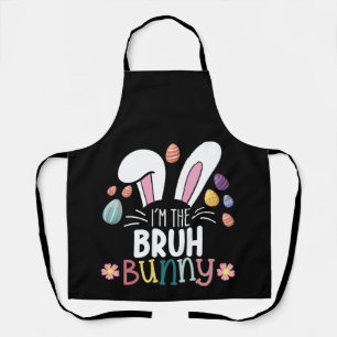 Tablier Je suis le lapin de Pâques Bruh Matching