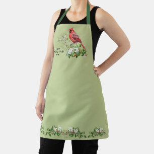 Tablier Je suis toujours avec toi Cardinal Bird