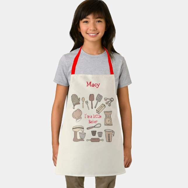 Tablier Je suis un petit boulanger pour enfants (Insitu)