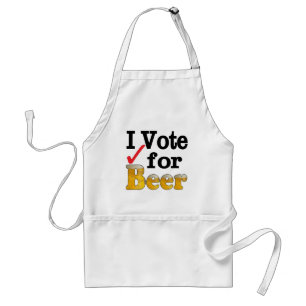 Tablier Je vote pour la bière