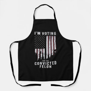 Tablier Je Vote Pour Le Condamné Pro Trump 2024