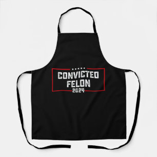 Tablier Je vote pour le criminel condamné Pro Trump 2024
