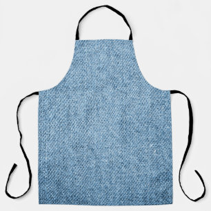 Tablier Jeans de qualité : Belle texture sans fil.