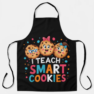 Tablier J'enseigne aux cookies intelligents professeur de 