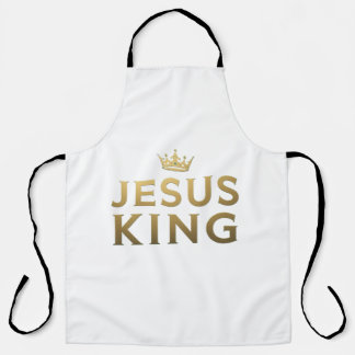 Tablier Jésus est le roi - Tout imprimer Christian Apron