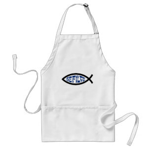 Tablier Jesus Gefilte Fish - Humour de la Pâque juive