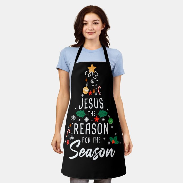 Tablier Jésus La Raison De La Saison - Foi De Noël (Porté)