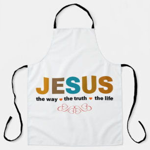 TABLIER JÉSUS. LA VÉRITÉ, LA VIE.