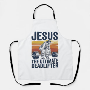 Tablier Jésus Le Souleveur De Poids Ultime Chemise De Gym