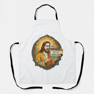 Tablier Jésus Mise à Jour Logcielle Ennuyeuse Pop Up Humou
