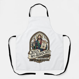Tablier Jésus Mon Avocat Jésus Avocat du Tribunal Christi