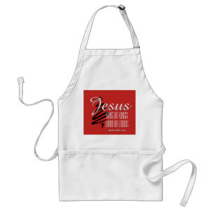 Tablier JÉSUS ROI DES ROIS Rouge chrétien