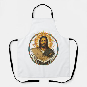 Tablier Jésus Trompé Par Une Boîte De Pizza Vide Humour De