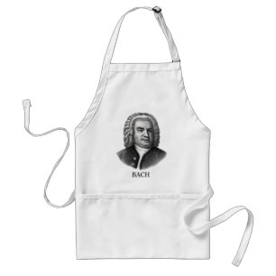 Tablier Johann Sebastian Bach, noir