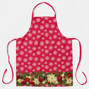 Tablier Joli cadeau de Noël Apron Poinsettia Poinsettia Ba