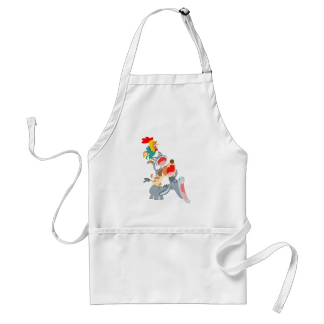 Tablier Joli dessin Bremen Town Musiciens Apron (Devant)