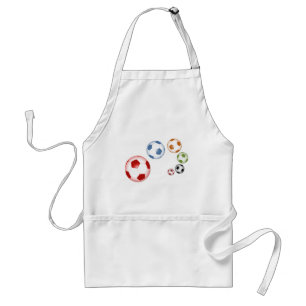 Tablier Joli ensemble de ballons de football
